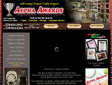 Tablet Screenshot of alphaawards.net